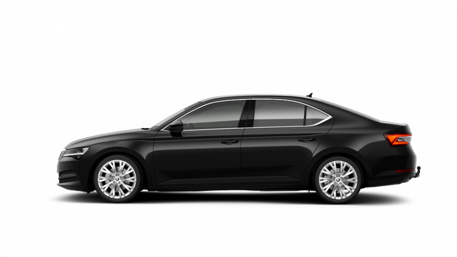 Škoda Superb, 2,0 TDI 147 kW 7-stup. automat. 4x4, barva černá