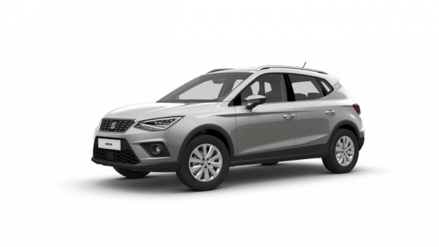 Seat Arona, Xcellence 1.0 TSI 115k, barva stříbrná