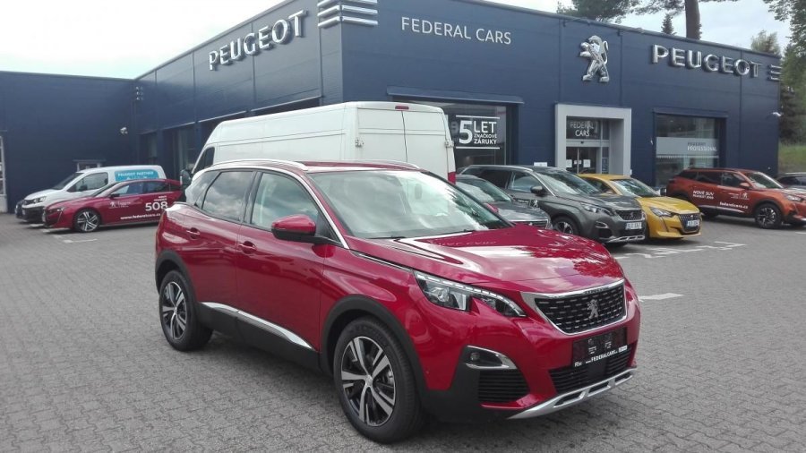 Peugeot 3008, ALLURE 1.5 BlueHDi 130k MAN6, barva červená