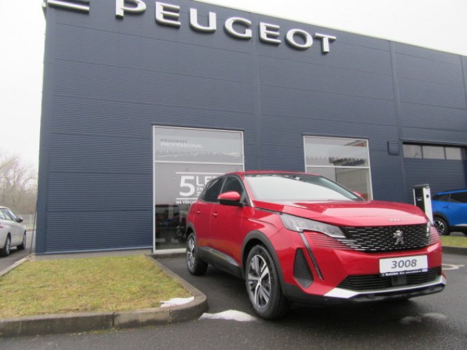 Peugeot 3008, ALLURE 1,2 PureTech 130k EAT8, barva červená