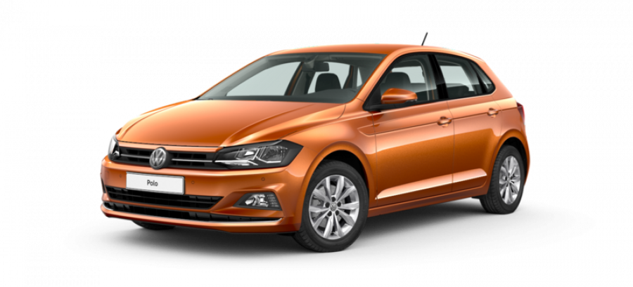 Volkswagen Polo, Highline 1,0 TSI BMT OPF 6G, barva oranžová