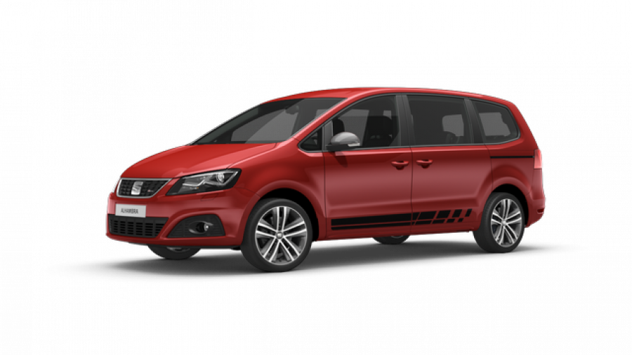 Seat Alhambra, Xcellence 2.0 TDI 177k 4WD DSG, barva červená