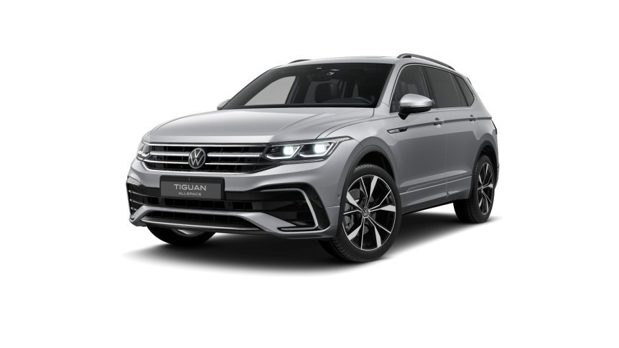 Volkswagen Tiguan Allspace, Allspace R-Line 2,0 TDI 142 kW 4M 7DSG, barva stříbrná