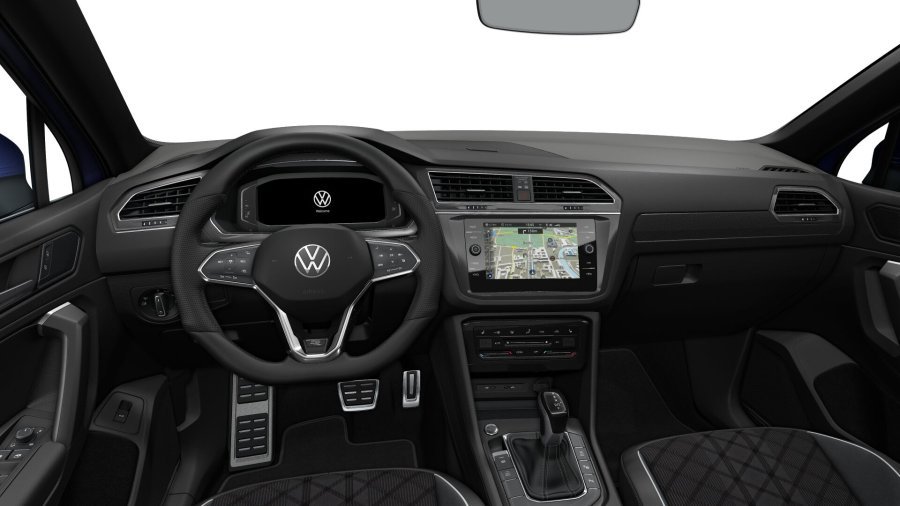 Volkswagen Tiguan Allspace, Allspace R-Line 1,5 TSI 110 kW EVO 7DSG, barva modrá