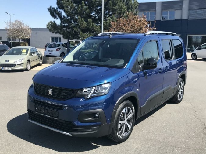 Peugeot Rifter, Long 1.5 BlueHDi GT 130k 7míst, barva modrá