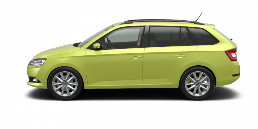 Škoda Fabia, 1,0 TSI 81 kW 7-stup. automat., barva zelená