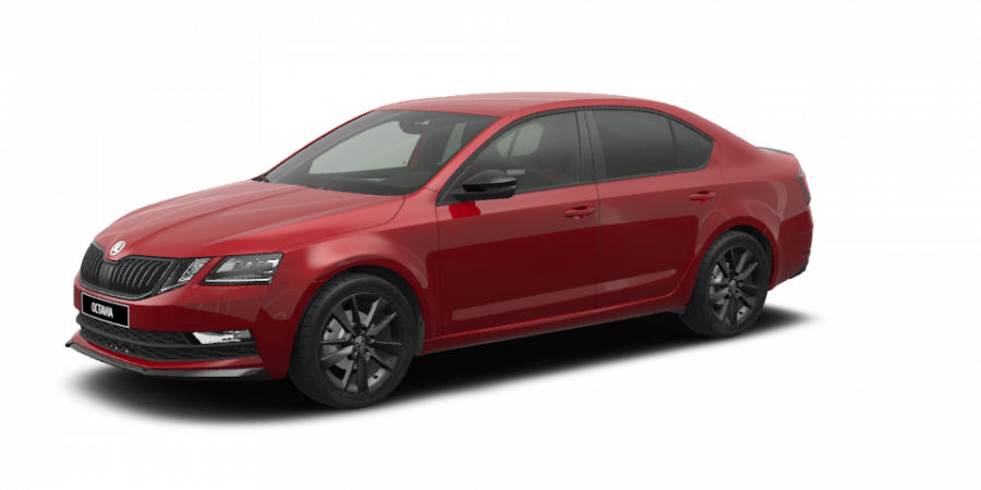 Škoda Octavia, 1,5 TSI 110 kW 6-stup. mech., barva červená