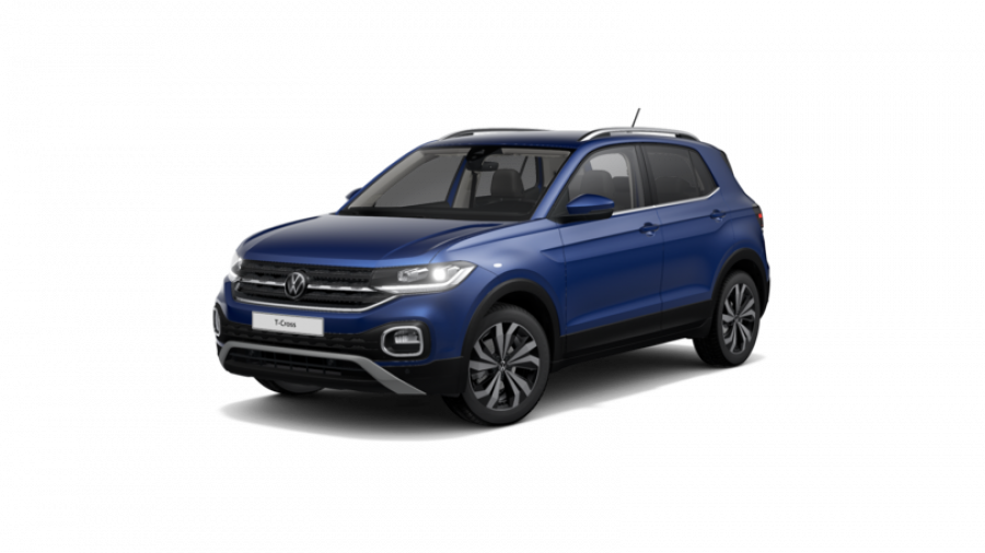 Volkswagen T-Cross, Style 1,5 TSI 110 kW 7DSG, barva modrá