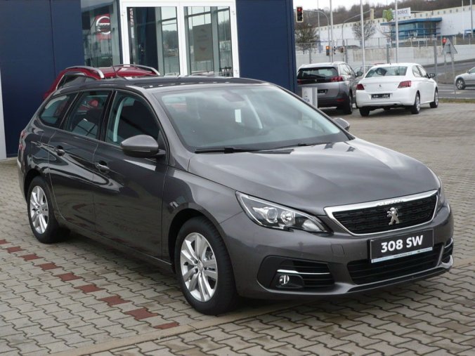 Peugeot 308, SW ALLURE 1,2PureTech 130k MAN6 + MRTVÝ ÚHEL, barva šedá