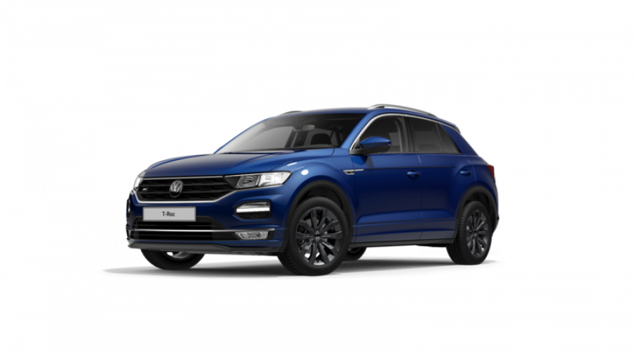 Volkswagen T-Roc, Maraton Edition 1,5 TSI ACT 6G, barva modrá