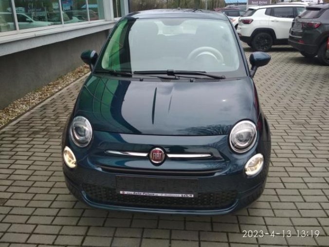 Fiat 500, 1.0 BSG 70k Club, barva modrá