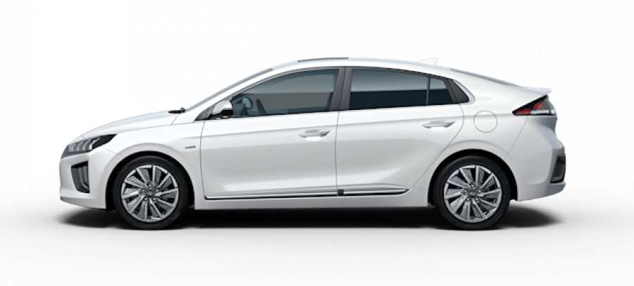 Hyundai Ioniq, IONIQ EV 100 kW (elektřina) Stálý redukční převod, barva bílá