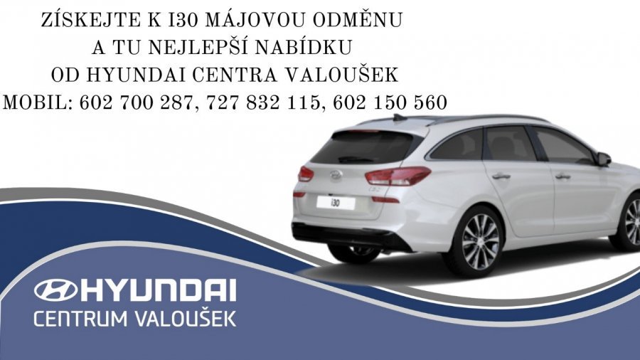 Hyundai i30, 1,4 T-GDI 103 kW (95 NAT) 7 st. DCT, barva bílá