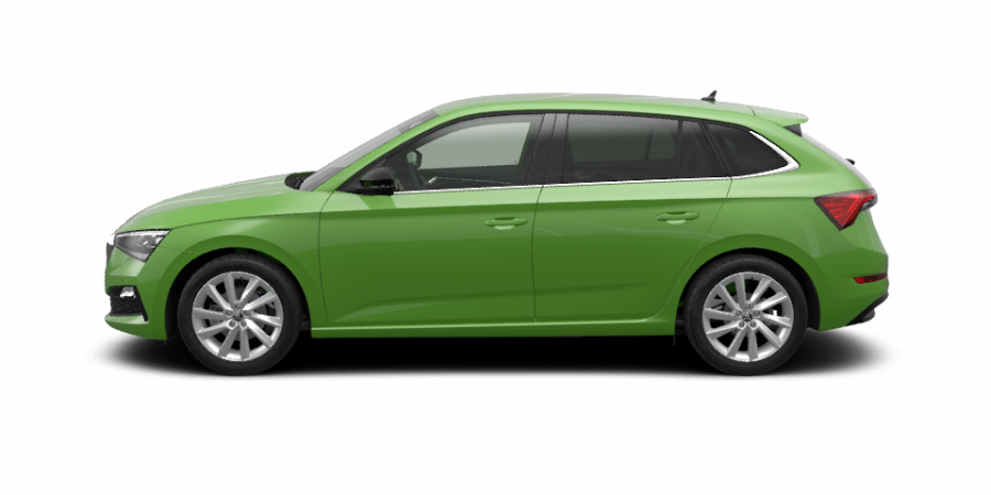 Škoda Scala, 1,0 TSI 85 kW 6-stup. mech., barva zelená