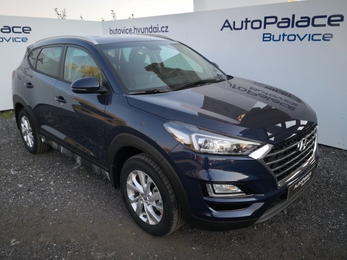 Hyundai Tucson, 1,6 T-GDi 130 kW (95 NAT) 6 st. man, barva modrá