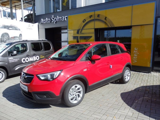 Opel Crossland X, Smile 1,2TURBO 81kW/110k, barva červená