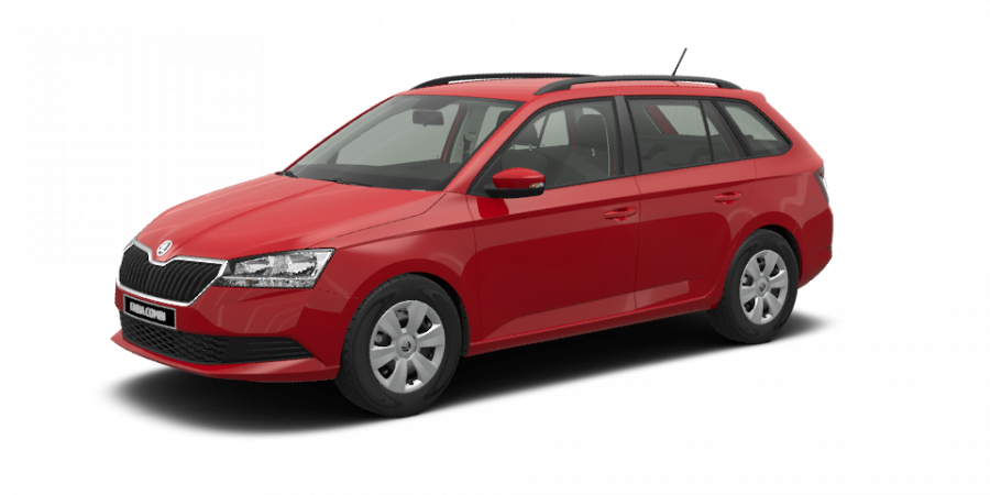 Škoda Fabia, 1,0 TSI 70 kW 5-stup. mech., barva červená