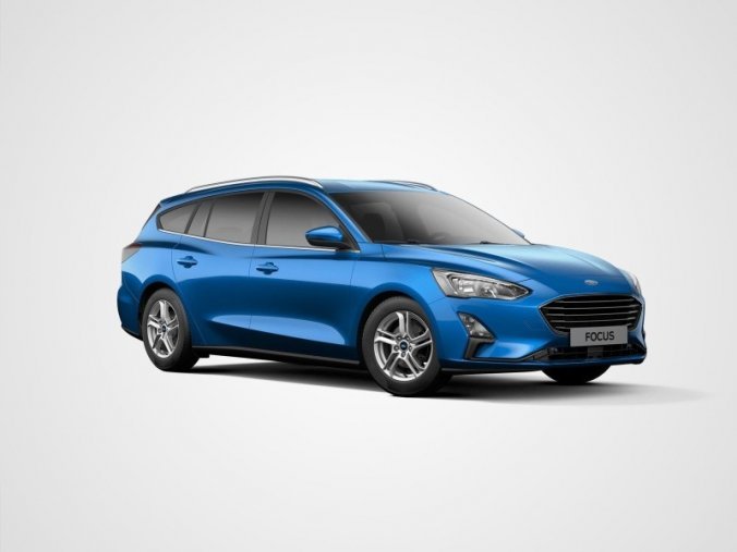 Ford Focus, 1.0 EcoBoost, barva modrá