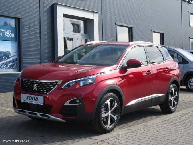 Peugeot 3008, ALLURE 1.5 BlueHDi 130 S&S MAN, barva červená