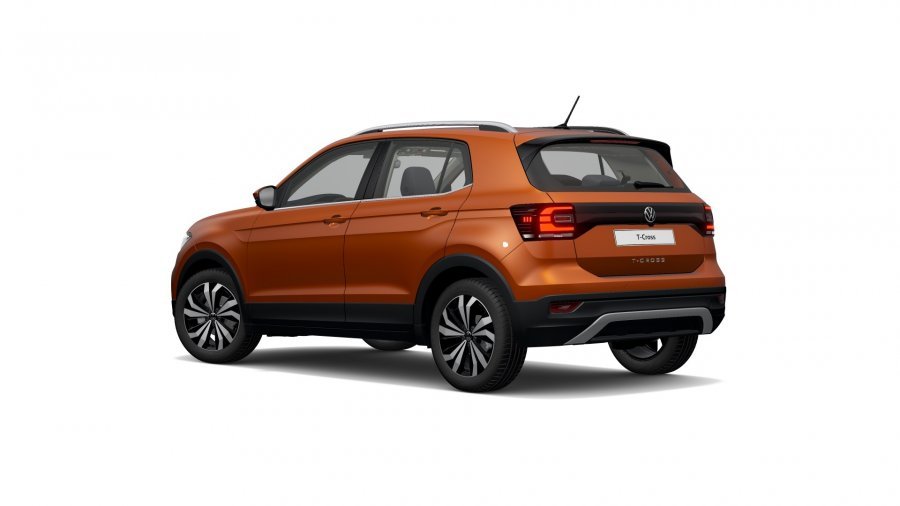 Volkswagen T-Cross, T-Cross Style 1,0 TSI 81 kW 6G, barva oranžová