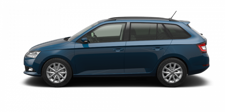 Škoda Fabia, 1,0 TSI 81 kW 6-stup. mech., barva modrá