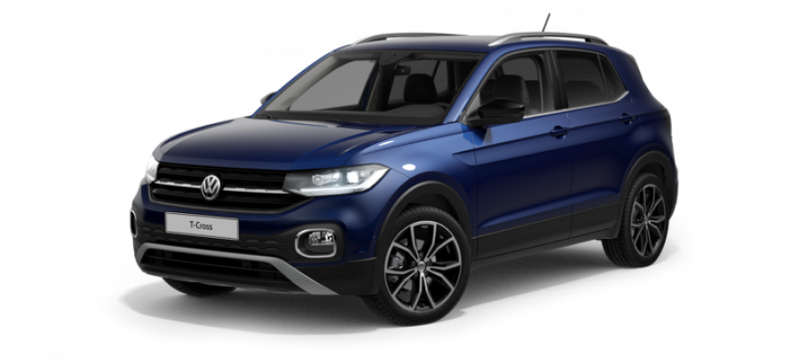 Volkswagen T-Cross, Style 1,0 TSI 85 kW 7DSG, barva modrá