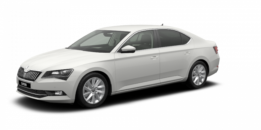 Škoda Superb, 2,0 TDI 110 kW 7-stup. automat., barva bílá