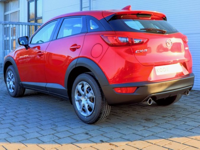 Mazda CX-3, 2,0 Skyactiv-G 121k/89kW, barva červená