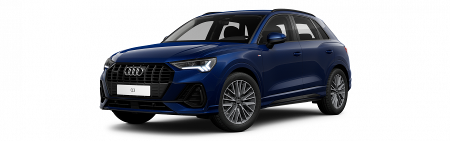 Audi Q3, Q3 S line 35 TDI 110 kW q, barva modrá