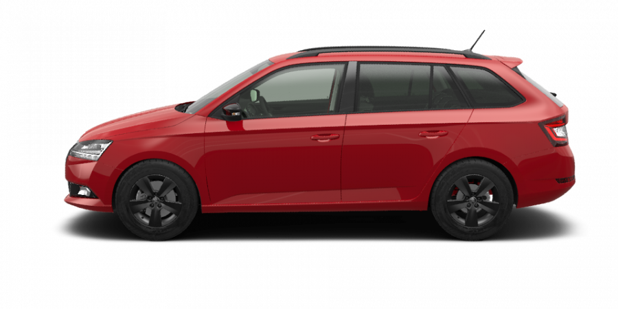 Škoda Fabia, 1,0 TSI 81 kW 6-stup. mech., barva červená