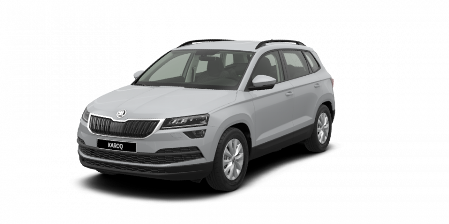 Škoda Karoq, 1,5 TSI 110 kW 6-stup. mech., barva šedá