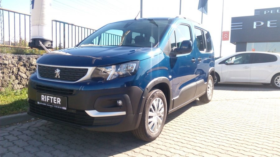 Peugeot Rifter, ACTIVE 1.5 BlueHDi 100k MAN 5, barva modrá