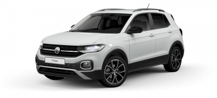 Volkswagen T-Cross, Style 1.0 TSI 85 kW 6G, barva bílá