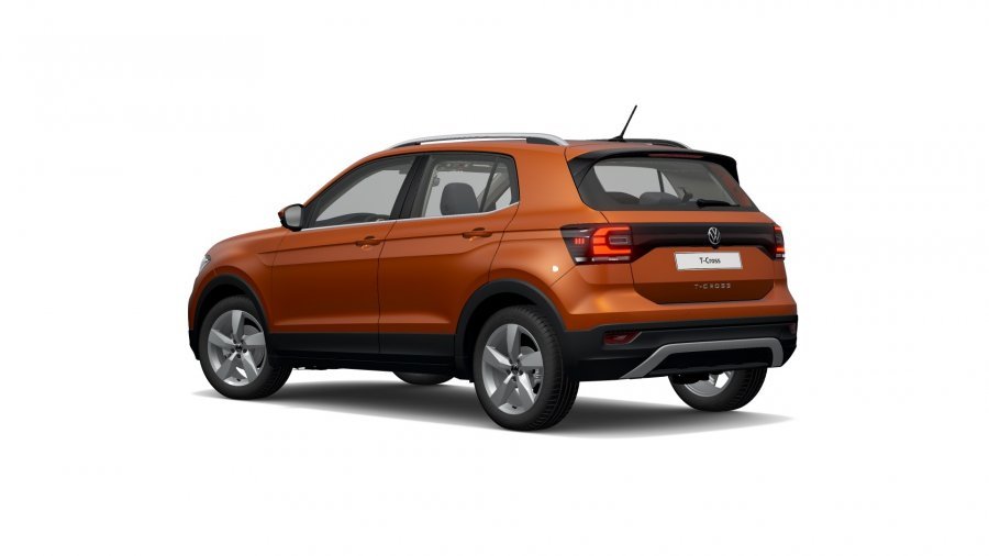 Volkswagen T-Cross, T-Cross Style 1,0 TSI 81 kW 6G, barva oranžová