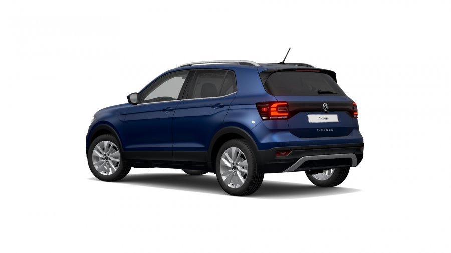 Volkswagen T-Cross, T-Cross Style 1,0 TSI 81 kW 7DSG, barva modrá