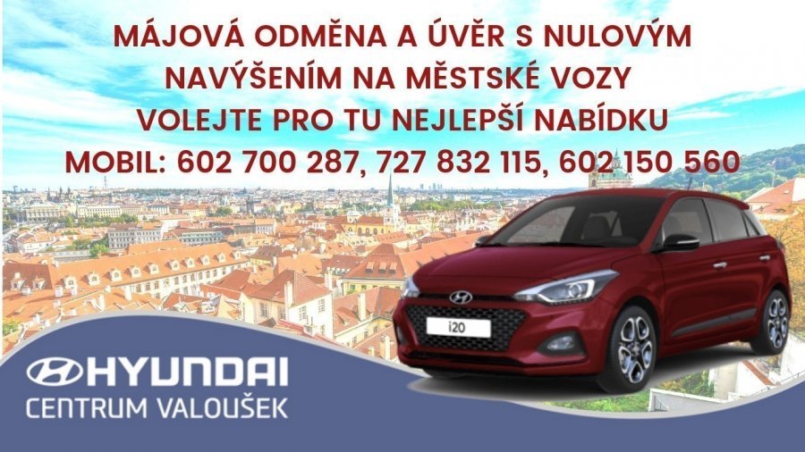 Hyundai i20, 1,25i 55 kW (95 NAT) 5 st. man, barva červená