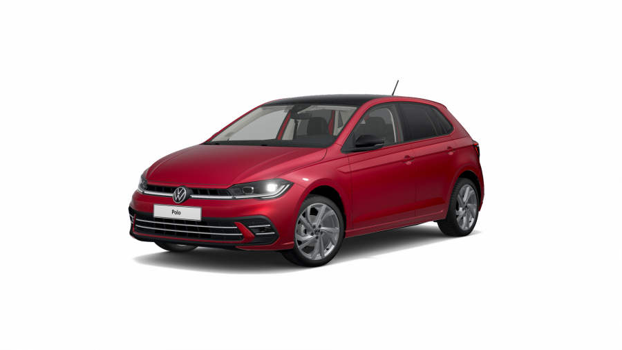 Volkswagen Polo, Polo Style 1,0 TSI 7DSG, barva červená