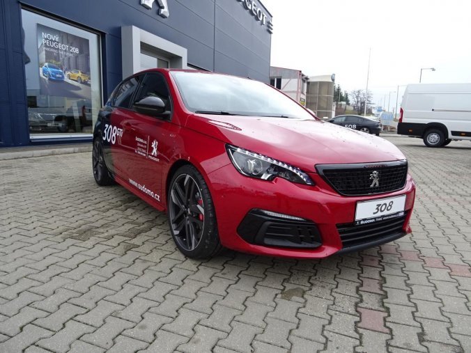 Peugeot 308, GTi 1.6 PureTech 260 k, barva červená