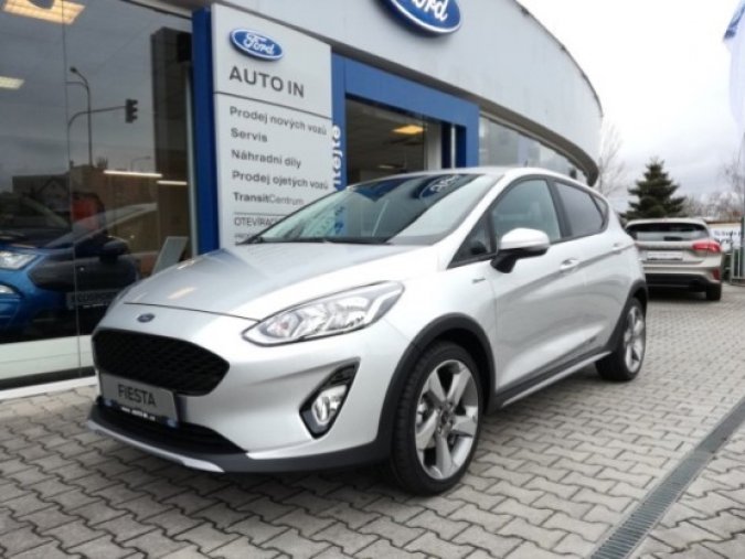 Ford Fiesta, 1.0 EcoBoost, barva stříbrná