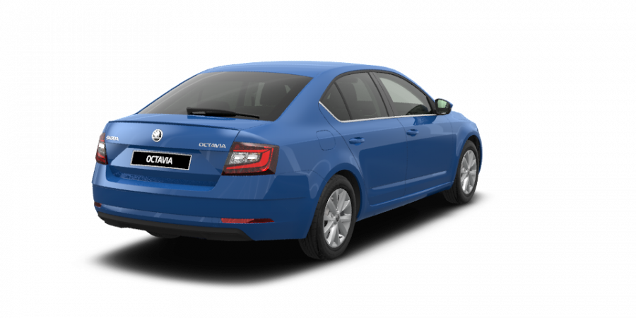 Škoda Octavia, 1,5 TSI 110 kW 6-stup. mech., barva modrá