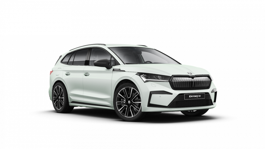 Škoda Enyaq iV, 82 kWh 150 kW 1° převodovka, barva stříbrná