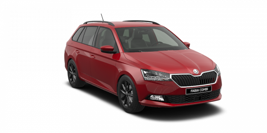 Škoda Fabia, 1,0 TSI 81 kW 6-stup. mech., barva červená