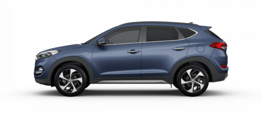 Hyundai Tucson, 1,6 T-GDi 130 kW (95 NAT) 6 st. man, barva modrá