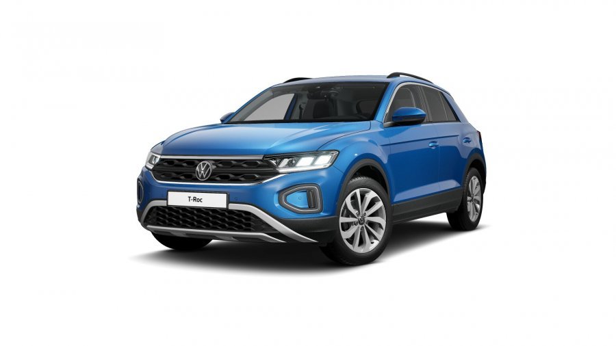 Volkswagen T-Roc, T-Roc Life 1,0 TSI 81kW 6G, barva modrá