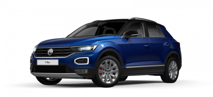 Volkswagen T-Roc, Sport 1,5 TSI ACT 7DSG, barva modrá