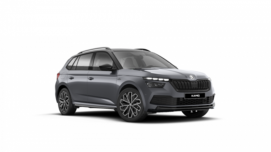 Škoda Kamiq, 1,5 TSI 110 kW 6-stup. mech., barva šedá