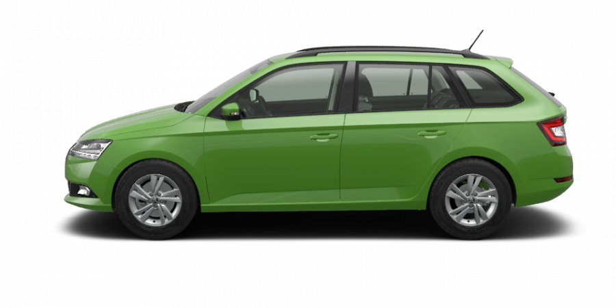 Škoda Fabia, 1,0 TSI 70 kW 5-stup. mech., barva zelená