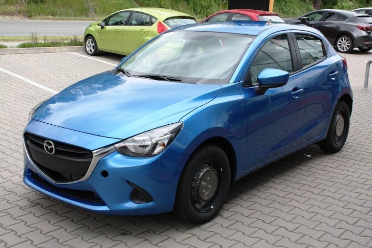 Mazda 2, SKYACTIV-G, barva modrá