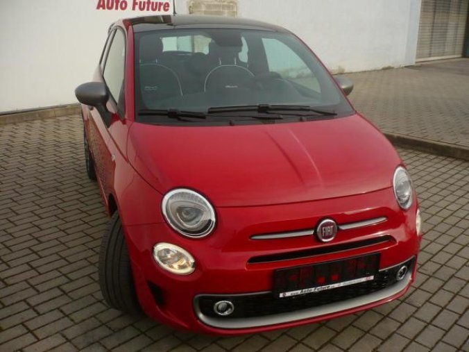 Fiat 500, 1.0 BSG 70k Sport, barva červená