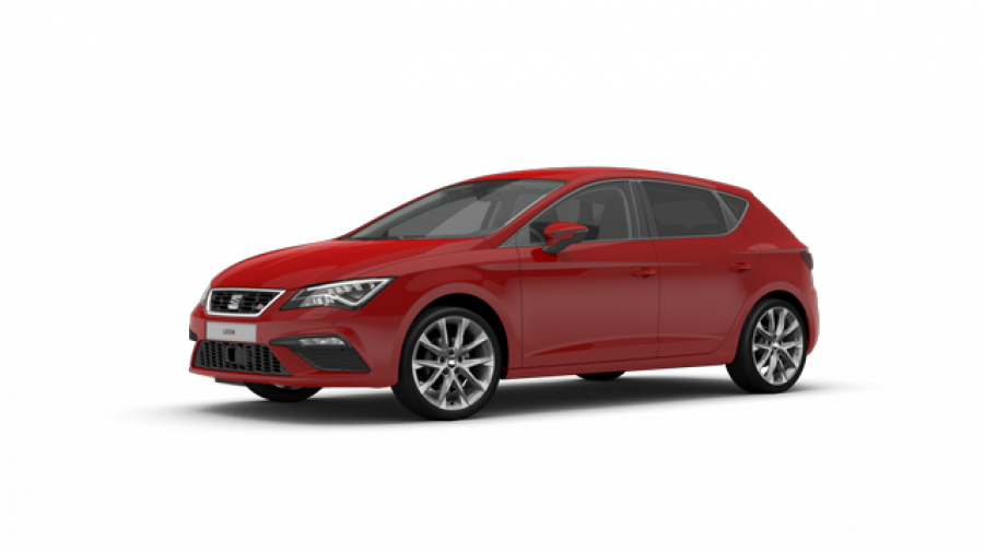 Seat Leon 5D, FR 1.5 TSI 130k 6M, barva červená